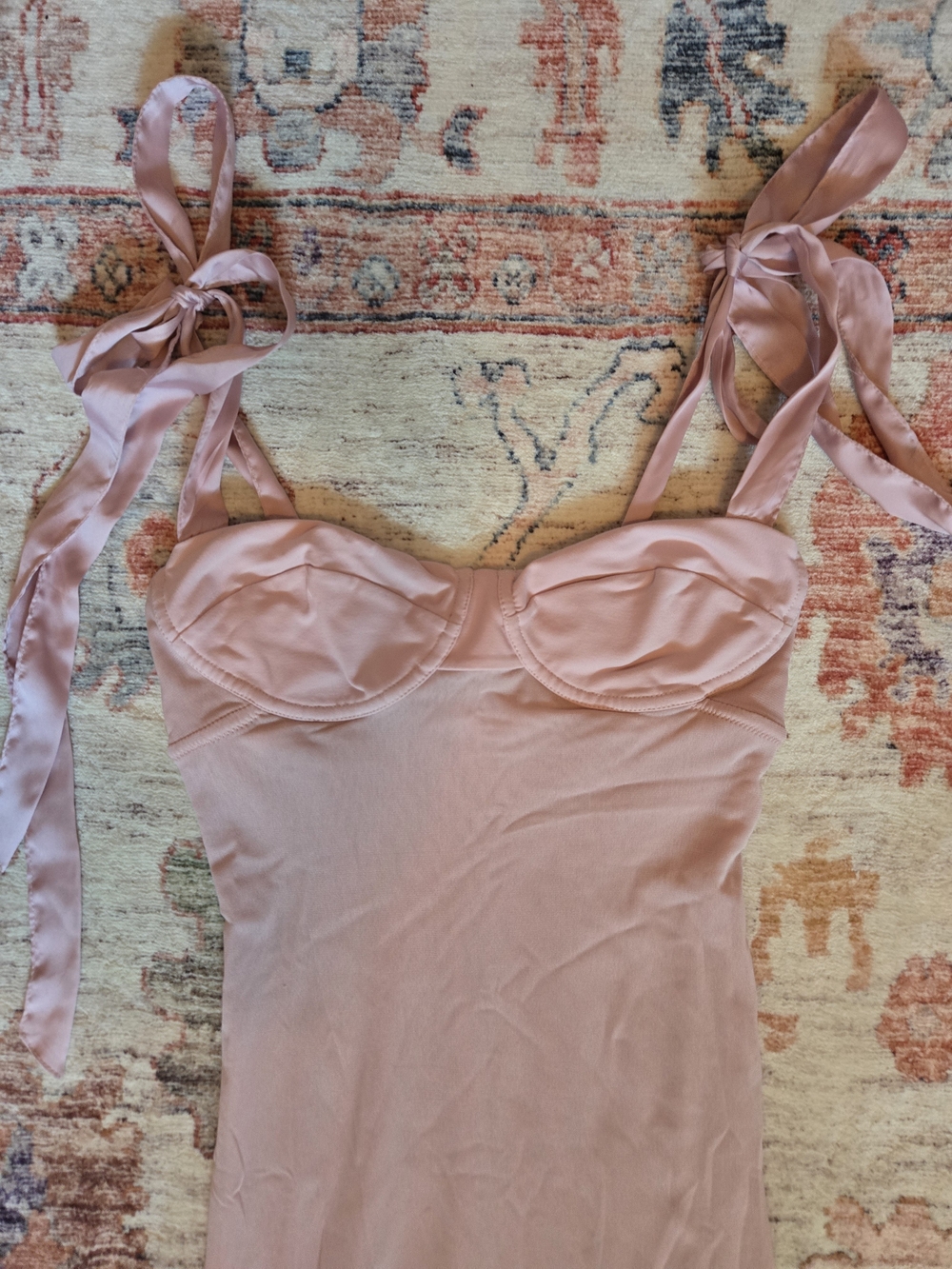 Free People Got Glam Midi Slip Dress in Pink - Picture 4 of 5